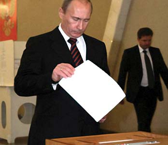 Дмитрий Медведев и Владимир Путин проголосовали на выборах в Мосгордуму
